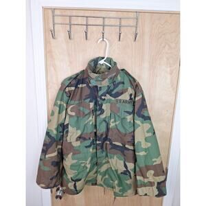 Official US Army BDU camouflage Green Jacket Size Small/Short